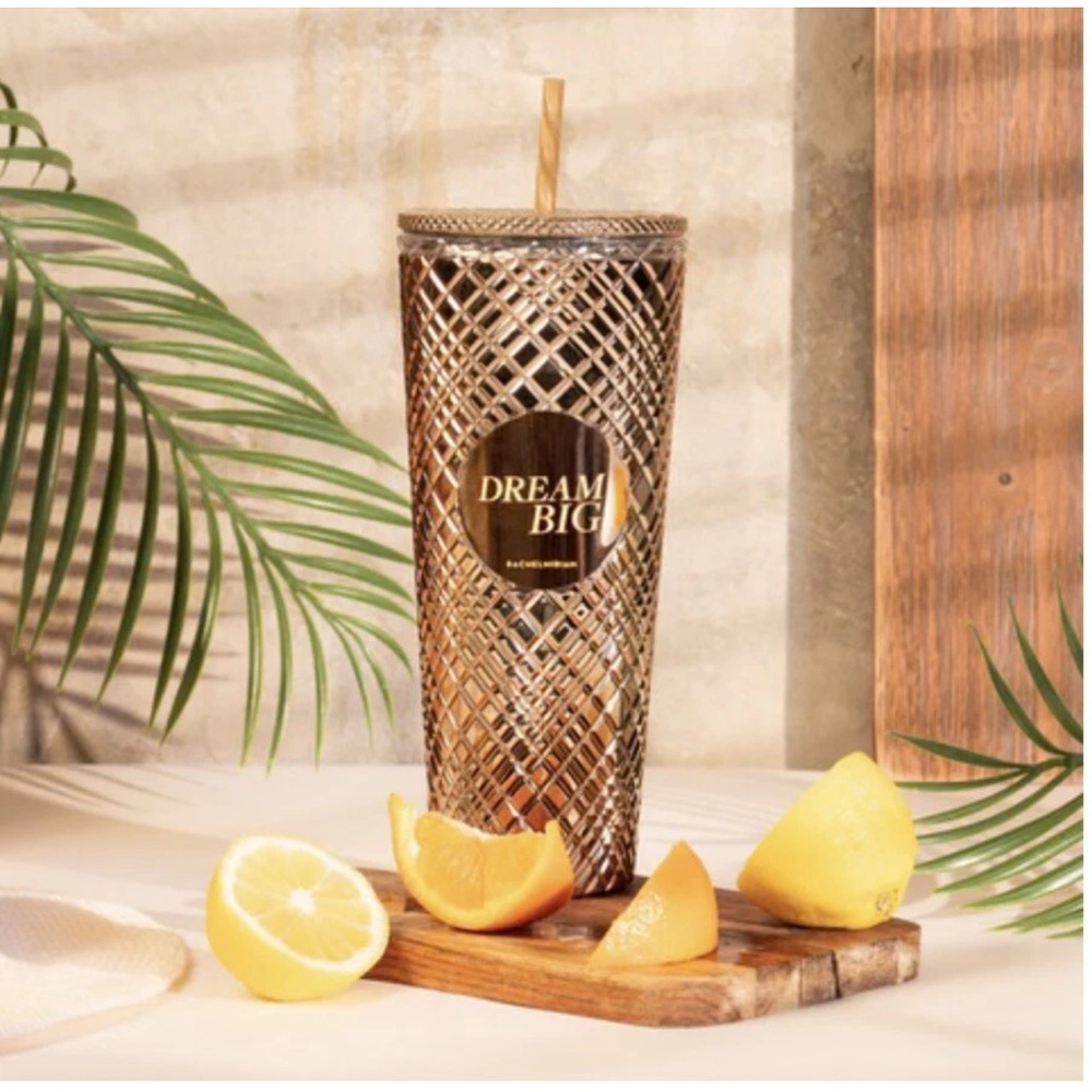 Rachel Miriam Gold DREAM BIG tumbler